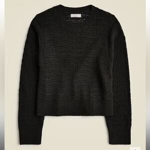 J.Crew Pointelle crewneck sweater